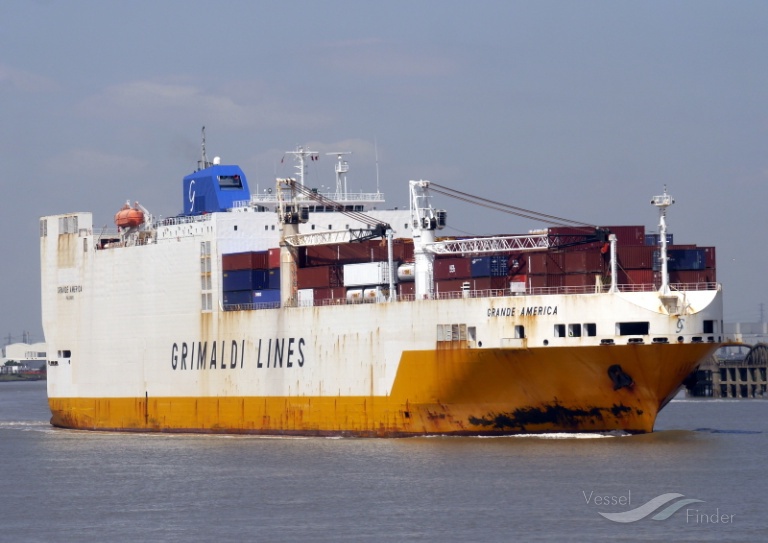 Cargo Grande América (image d'archive). Cargo Grande América (image d'archive).