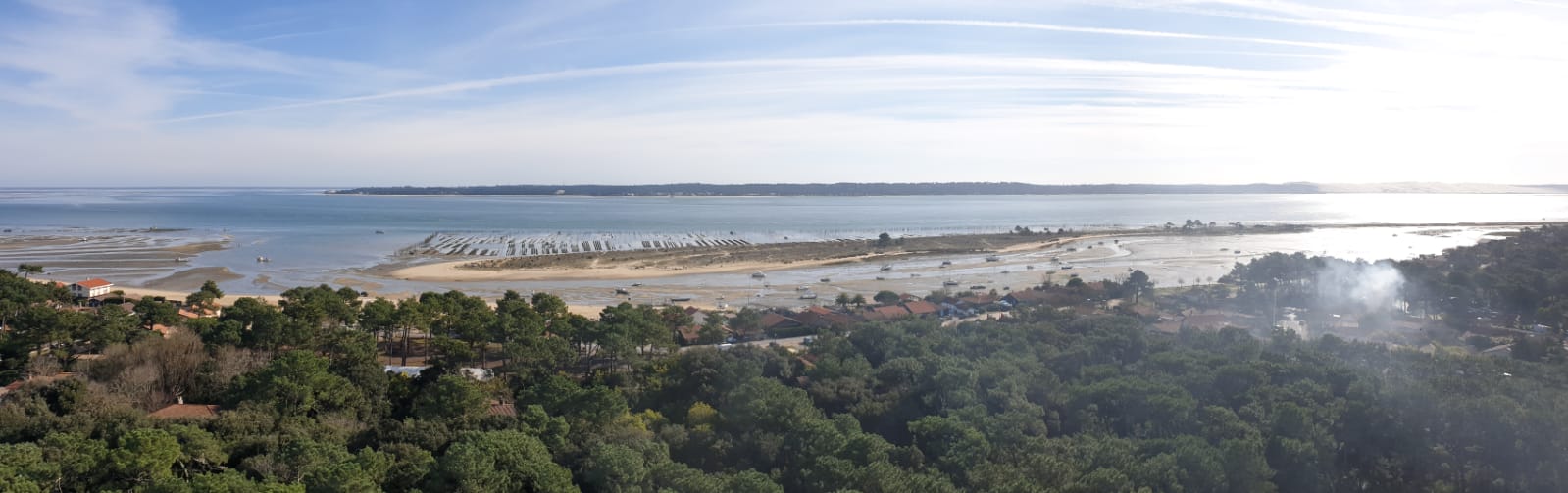 La vue du phare du Cap Ferret.