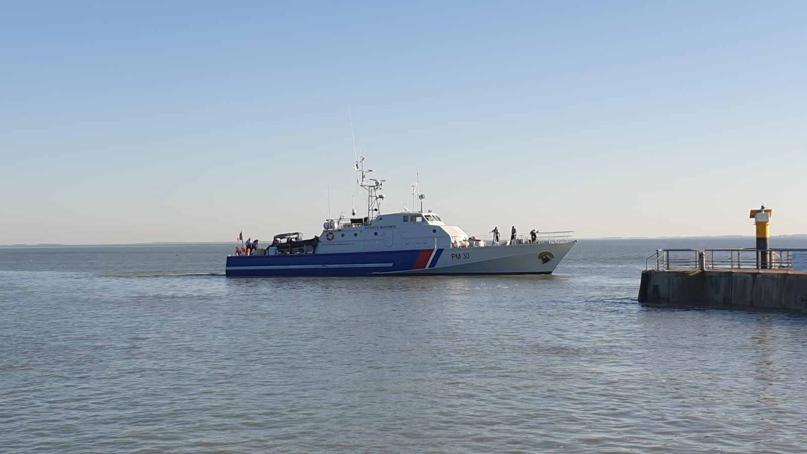 La vedette régionale La Gabian de la DIRM Sud Atlantique.