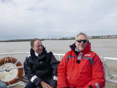 De gauche à droite : M. Eric BANEL (Directeur interrégional) et M. Hervé GOASGUEN (Directeur interrégional adjoint).